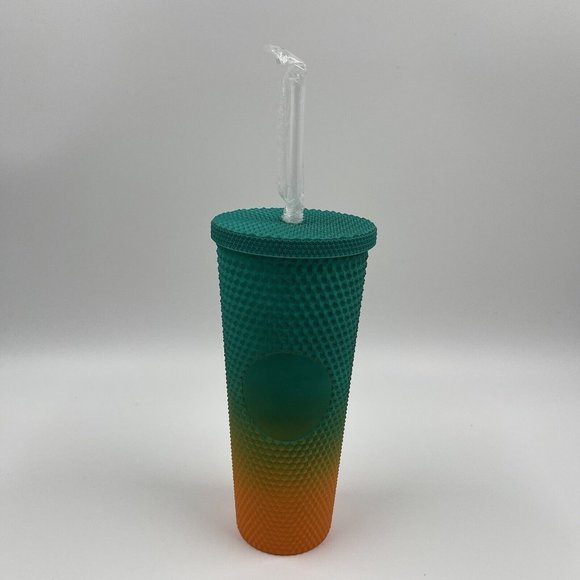 Unbranded Miami Dolphin Colors 24 Ounce Tumbler New Without Tag BPA Free Unisex - Picture 1 of 10